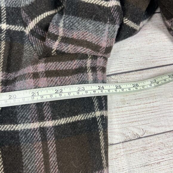 Vintage Pendleton Jacket Plaid Wool USA Women’s Size 18 Tall - Picture 10 of 11
